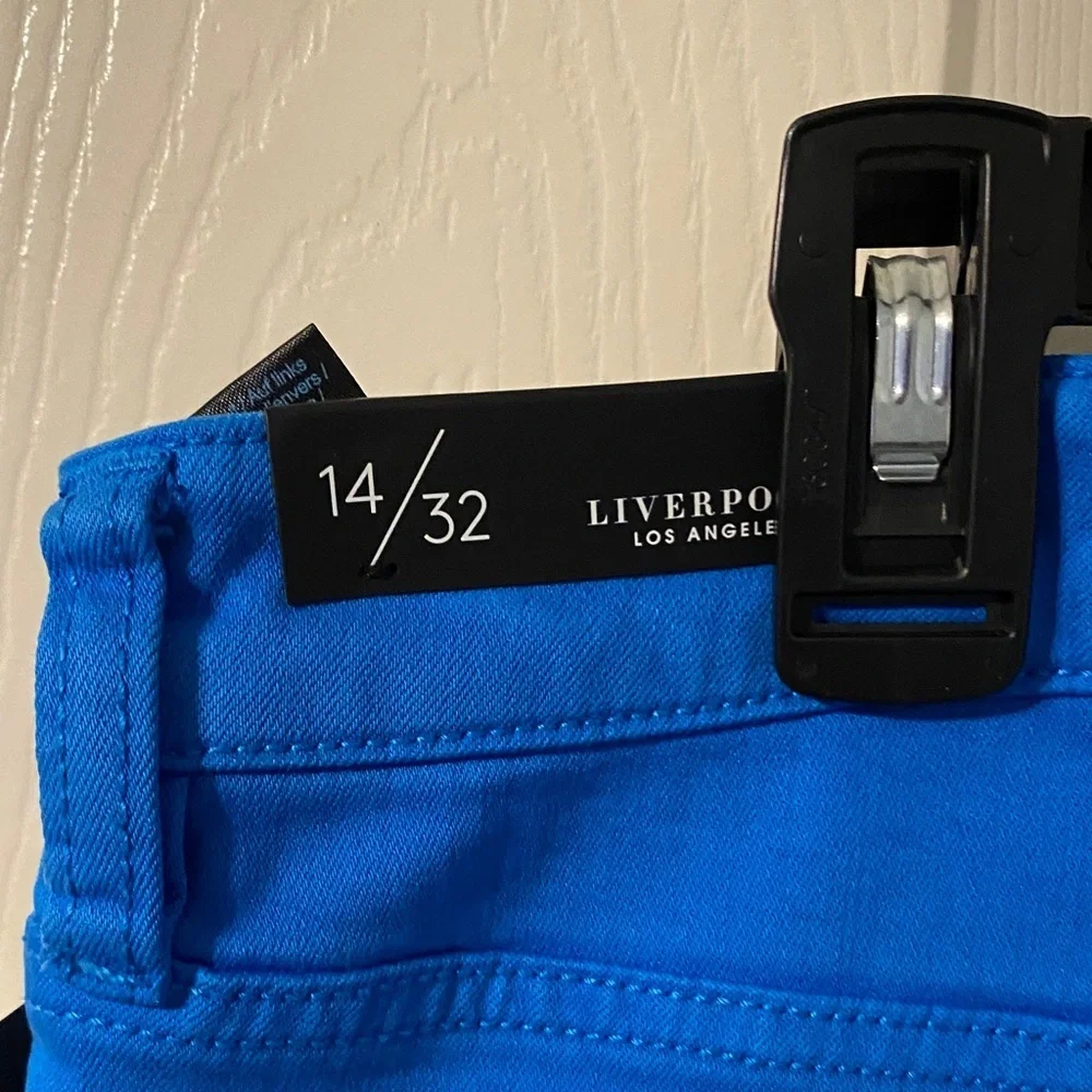 Liverpool Hannah Diva Blue Crop Flare Jeans